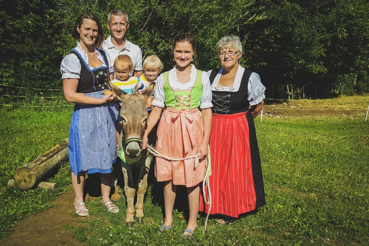 Oetscherblick Fam Winter Frankenfels Kültér fotó