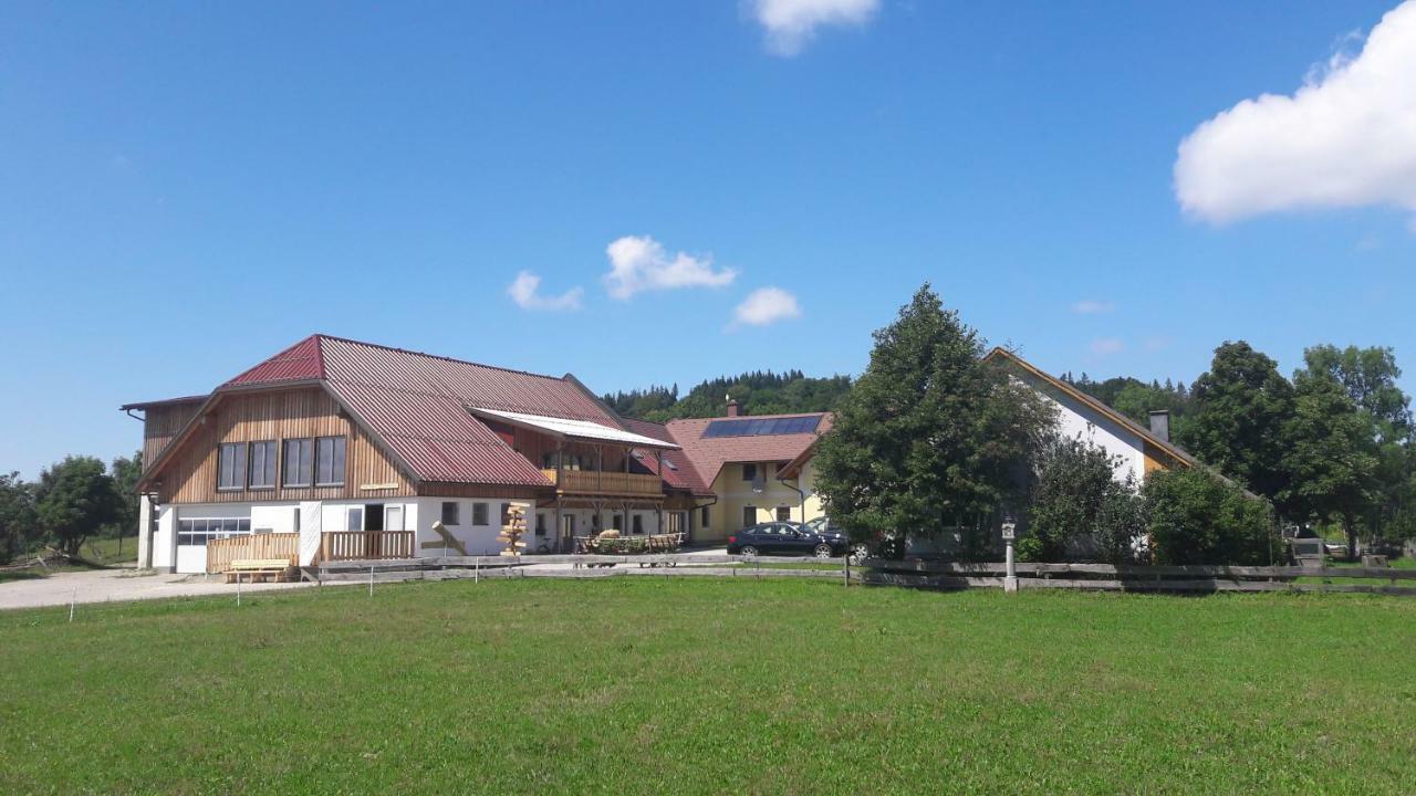 Oetscherblick Fam Winter Frankenfels Kültér fotó